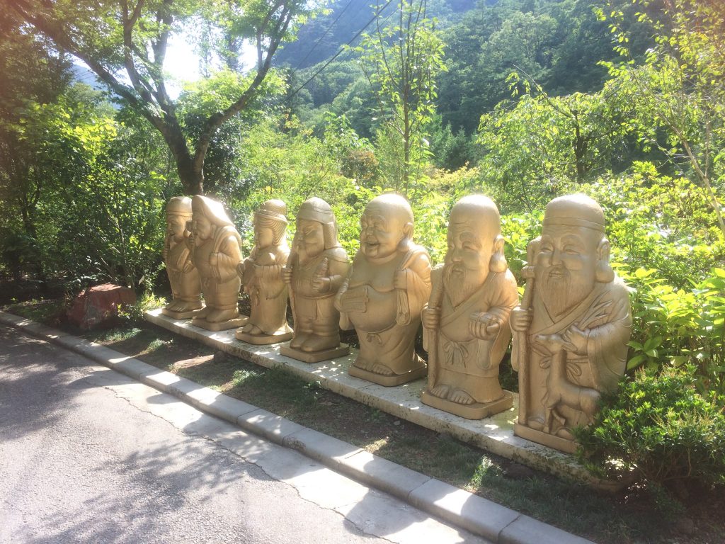 昇仙峡で見かけた七福神。